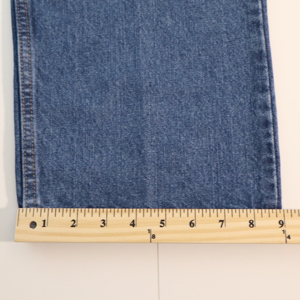 Wrangler Authentics Men's Straight Leg Jeans Blue Dark Regular Fit 46x30 - Picture 9 of 9